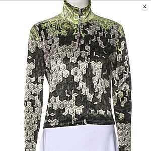 Ottolinger | Stretchy Velvet Turtleneck w/Neck Zip, Sz S* ♥ NWOT